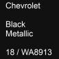 Preview: Chevrolet, Black Metallic, 18 / WA8913.